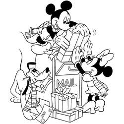 Christmas Disney (Holidays and Celebrations) coloring page #204996 to print and color