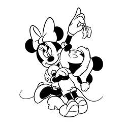 Coloring pages: Christmas Disney - Free Printable Coloring Pages