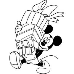Christmas Disney (Holidays and Celebrations) coloring page #205021 to print and color
