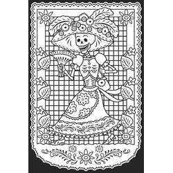 Coloring page: Day of the Dead (Holidays and Celebrations) #60178 - Free Printable Coloring Pages
