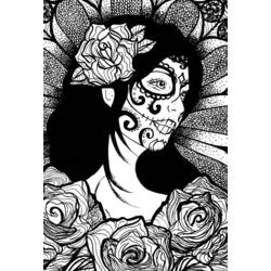 Coloring page: Day of the Dead (Holidays and Celebrations) #60188 - Free Printable Coloring Pages