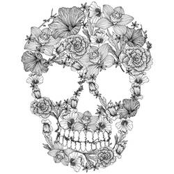 Coloring page: Day of the Dead (Holidays and Celebrations) #60222 - Free Printable Coloring Pages