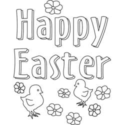 Coloring page: Easter (Holidays and Celebrations) #54390 - Free Printable Coloring Pages