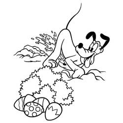 Coloring pages: Easter Disney - Free Printable Coloring Pages