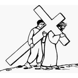 Good Friday (Holidays and Celebrations) coloring page #193923 to print and color