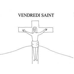 Good Friday (Holidays and Celebrations) coloring page #193924 to print and color