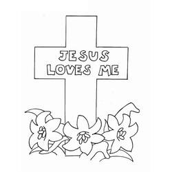 Good Friday (Holidays and Celebrations) coloring page #193927 to print and color