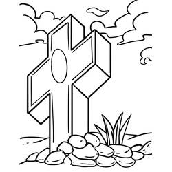 Good Friday (Holidays and Celebrations) coloring page #193931 to print and color