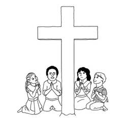 Good Friday (Holidays and Celebrations) coloring page #193946 to print and color