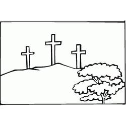 Good Friday (Holidays and Celebrations) coloring page #210826 to print and color