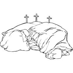 Good Friday (Holidays and Celebrations) coloring page #210833 to print and color