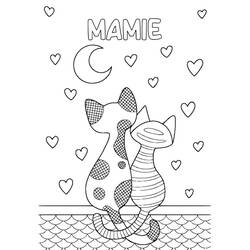 Coloring page: Grandmother's Day (Holidays and Celebrations) #194028 - Free Printable Coloring Pages