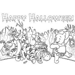Coloring pages: Halloween Disney - Free Printable Coloring Pages