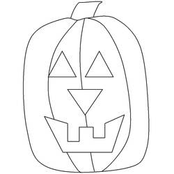 Coloring pages: Halloween Pumpkin - Free Printable Coloring Pages