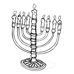 Coloring page: Hanukkah (Holidays and Celebrations) #181070 - Free Printable Coloring Pages