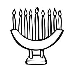 Coloring page: Hanukkah (Holidays and Celebrations) #181071 - Free Printable Coloring Pages