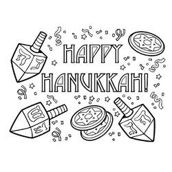 Coloring pages: Hanukkah - Free Printable Coloring Pages