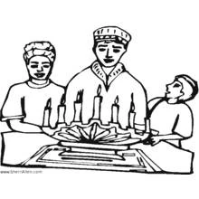 Kwanzaa (Holidays and Celebrations) coloring page #60468 to print and color