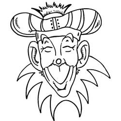 Mardi Gras (Holidays and Celebrations) coloring page #60648 to print and color