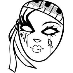 Mardi Gras (Holidays and Celebrations) coloring page #60665 to print and color