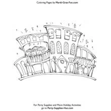Mardi Gras (Holidays and Celebrations) coloring page #60688 to print and color