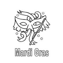 Mardi Gras (Holidays and Celebrations) coloring page #60703 to print and color