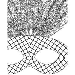 Mardi Gras (Holidays and Celebrations) coloring page #60713 to print and color