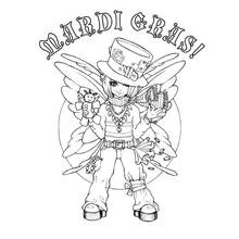 Mardi Gras (Holidays and Celebrations) coloring page #60720 to print and color