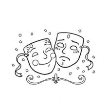 Mardi Gras (Holidays and Celebrations) coloring page #60742 to print and color