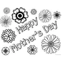 Mothers Day (Holidays and Celebrations) coloring page #129764 to print and color