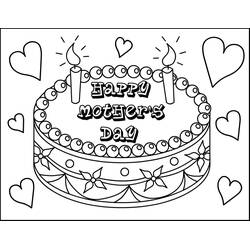 Mothers Day (Holidays and Celebrations) coloring page #129841 to print and color