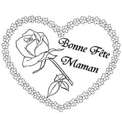 Mothers Day (Holidays and Celebrations) coloring page #129871 to print and color