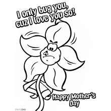 Mothers Day (Holidays and Celebrations) coloring page #129899 to print and color