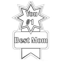 Mothers Day (Holidays and Celebrations) coloring page #129965 to print and color