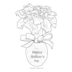 Mothers Day (Holidays and Celebrations) coloring page #129966 to print and color