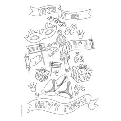 Coloring pages: Purim - Free Printable Coloring Pages