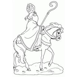 Saint Nicholas Day (Holidays and Celebrations) coloring page #59148 to print and color