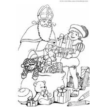 Saint Nicholas Day (Holidays and Celebrations) coloring page #59169 to print and color
