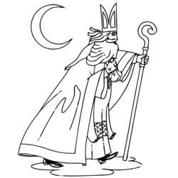 Saint Nicholas Day (Holidays and Celebrations) coloring page #59203 to print and color