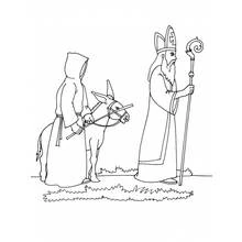 Saint Nicholas Day (Holidays and Celebrations) coloring page #59244 to print and color