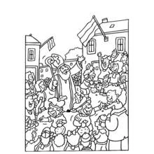 Saint Nicholas Day (Holidays and Celebrations) coloring page #59288 to print and color