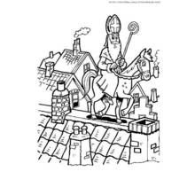 Saint Nicholas Day (Holidays and Celebrations) coloring page #59340 to print and color