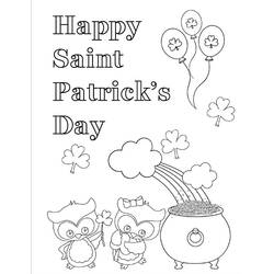 Saint Patrick Day (Holidays and Celebrations) coloring page #192895 to print and color