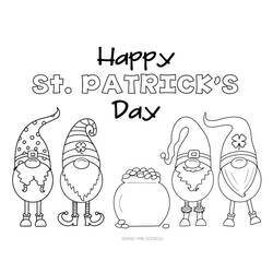 Saint Patrick Day (Holidays and Celebrations) coloring page #192906 to print and color
