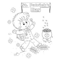 Saint Patrick Day (Holidays and Celebrations) coloring page #192909 to print and color