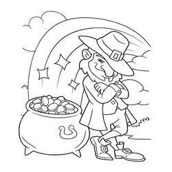 Saint Patrick Day (Holidays and Celebrations) coloring page #192912 to print and color