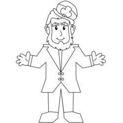 Saint Patrick Day (Holidays and Celebrations) coloring page #57896 to print and color