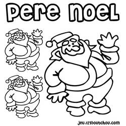 Santa Claus (Holidays and Celebrations) coloring page #104679 to print and color