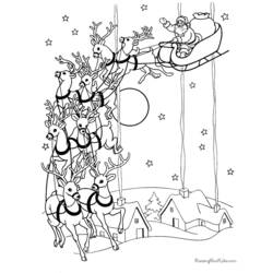 Santa Claus (Holidays and Celebrations) coloring page #104730 to print and color
