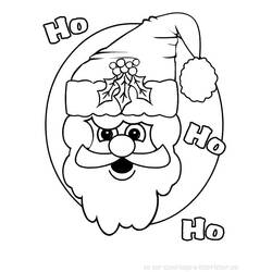 Santa Claus (Holidays and Celebrations) coloring page #104739 to print and color